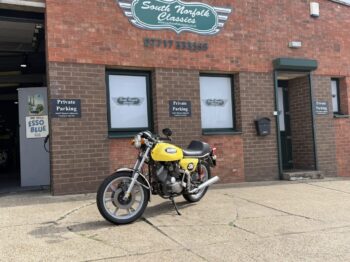 1979 Moto Moroni 350 Sport VTwin, electric start 30000 miles